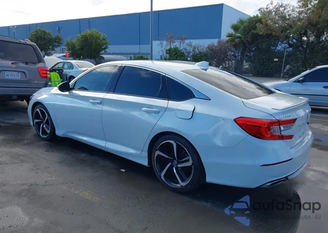 2019 Honda Accord Sport из США, поврежденный, VIN 1HGCV1F31KA016390